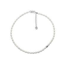 Load image into Gallery viewer, Pearl Anklet Silver Plated
