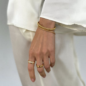 Bangle Bracelet 18ct Gold Plated