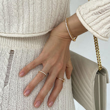 Load image into Gallery viewer, Double Ball Chain Bracelet 18ct Gold Plated
