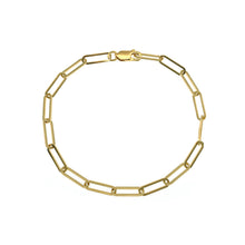 Load image into Gallery viewer, Long Link Bracelet 18ct Gold Plated
