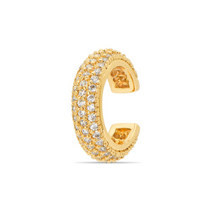 Full Pave Ear Cuff 18ct Gold Plated