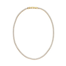 Load image into Gallery viewer, Tennis Necklace 18ct Gold Plated

