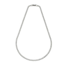 Load image into Gallery viewer, Tennis Necklace Silver Plated
