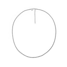 Load image into Gallery viewer, Rope Chain Silver Plated

