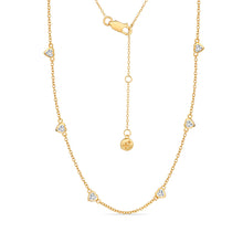 Load image into Gallery viewer, Mini Hearts Necklace 18ct Gold Plated
