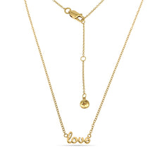 Load image into Gallery viewer, Love Necklace 18ct Gold Plated
