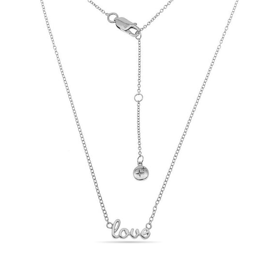 Love Necklace Silver Plated