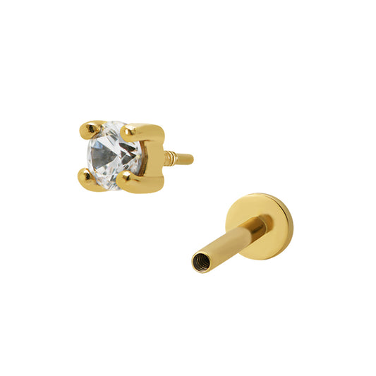 Classic Piercing Stud 18ct Gold Plated