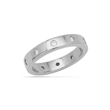 Load image into Gallery viewer, Band Ring Silver Plated

