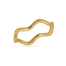 Load image into Gallery viewer, Curve Ring 18ct Gold Plated
