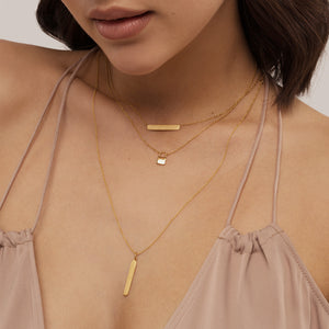 Lock Adjustable Necklace 18ct Gold Plated Vermeil