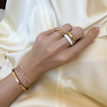 Load image into Gallery viewer, Dome Ring 18ct Gold Plated
