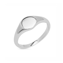 Load image into Gallery viewer, Mini Signet Ring Sterling Silver
