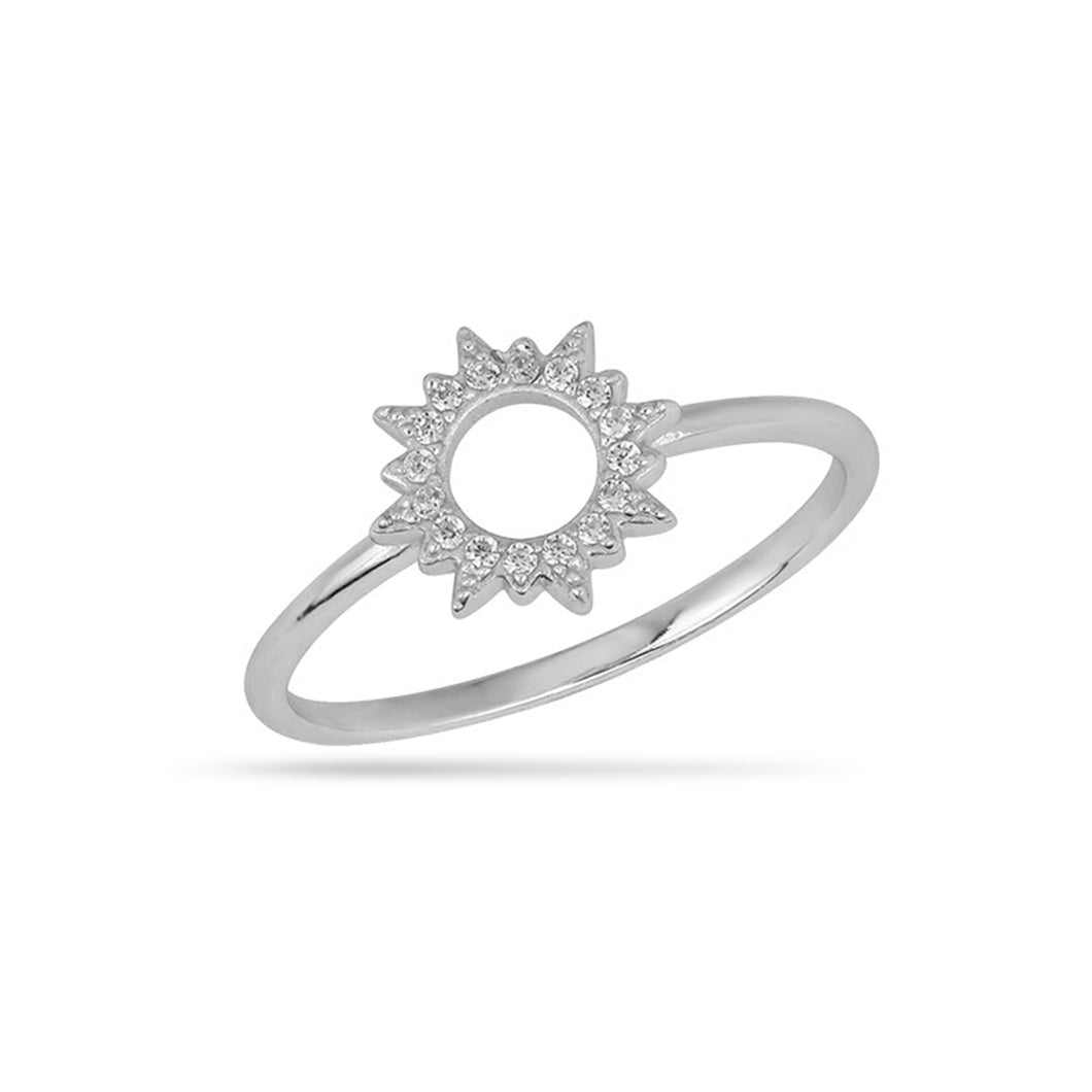 Sun Ring Sterling Silver