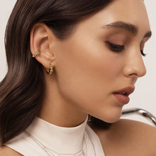 Load image into Gallery viewer, Invisible Set Ear Cuff 18ct Gold Plated Vermeil
